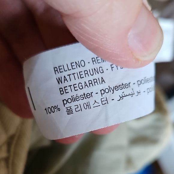 Zara Kids Beige Quilted Cord Puffer Jacket - Picture 7 of 7